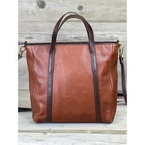 Fossil SHB2125 Sydney Small Convertible Backpack Two-Toned COGNAC BROWN